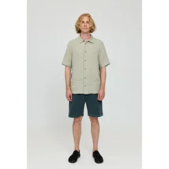 Mazine - Shortsleeve Linen Shirt - Hemd