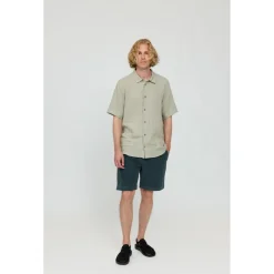 Mazine - Shortsleeve Linen Shirt - Hemd