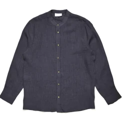 Mazine - Stand Collar Linen Shirt - Hemd^ Shirts, Hemden & Longsleeves|Alltagsbekleidung