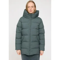 Mazine - Women's Basic Mid Length Puffer Jacket - Parka