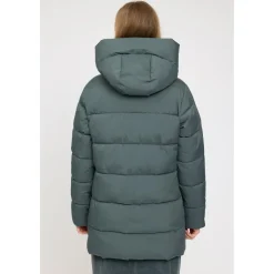 Mazine - Women's Basic Mid Length Puffer Jacket - Parka