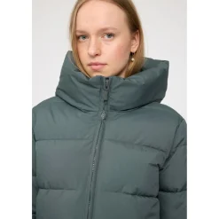 Mazine - Women's Basic Mid Length Puffer Jacket - Parka