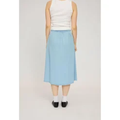 - Women's Denim Midi Skirt - Rock><noscript><img width=
