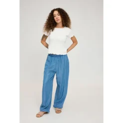 - Women's Denim Parachute Pants - Freizeithose><noscript><img width=