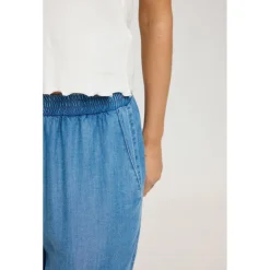 - Women's Denim Parachute Pants - Freizeithose><noscript><img width=
