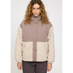 - Women's Fabric Blocking Jacket - Winterjacke>Mazine Hot