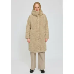 - Women's Faux-Fur Coat - Mantel><noscript><img width=
