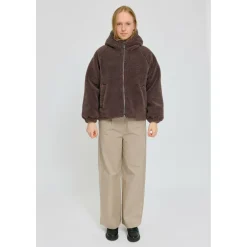 Mazine - Women's Faux-Fur Hooded Jacket - Freizeitjacke^ Freizeitjacken|Jacken