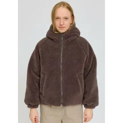 Mazine - Women's Faux-Fur Hooded Jacket - Freizeitjacke^ Freizeitjacken|Jacken