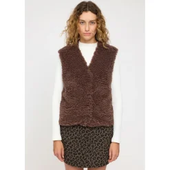 Mazine - Women's Faux-Fur Vest - Fleeceweste^ Westen|Alltagsbekleidung