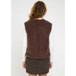 Mazine - Women's Faux-Fur Vest - Fleeceweste^ Westen|Alltagsbekleidung