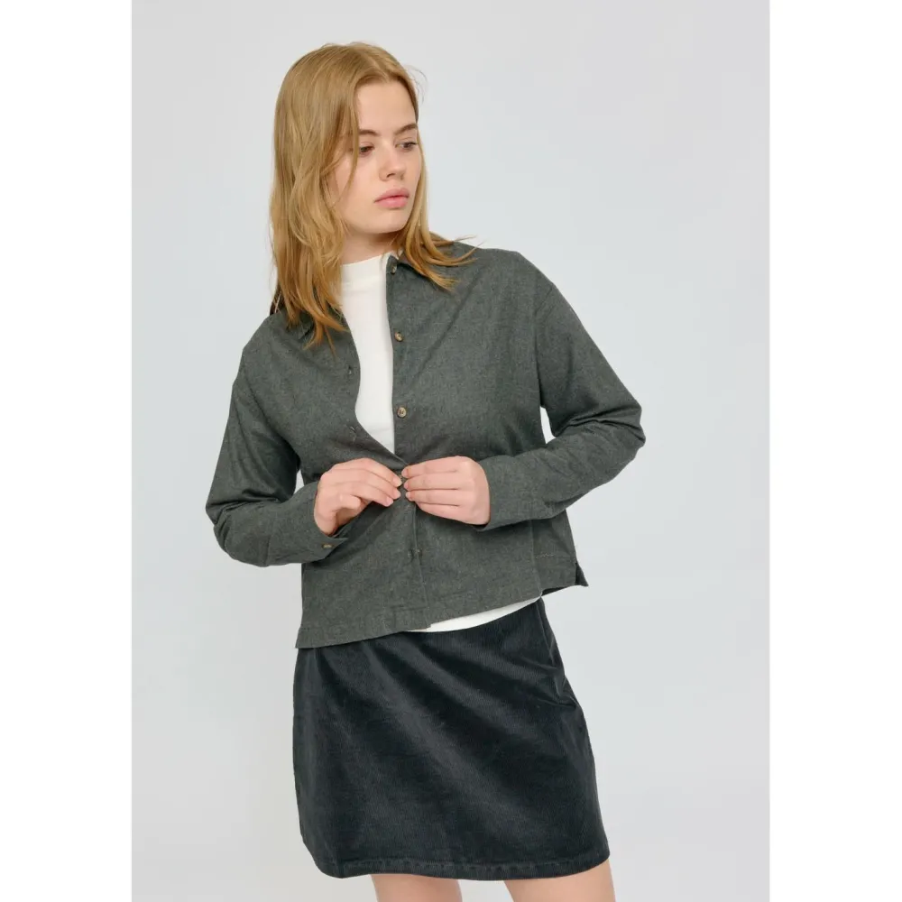 - Women's Flannel Shirt - Hemd>Mazine Discount