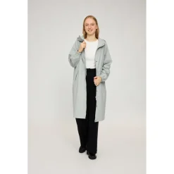 Mazine - Women's Oversized Rain Coat Recycled Fabric - Mantel