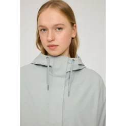 Mazine - Women's Oversized Rain Coat Recycled Fabric - Mantel