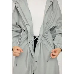 Mazine - Women's Oversized Rain Coat Recycled Fabric - Mantel
