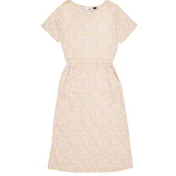 Outlet - Women's Printed Midi Dress - Kleid Alltagsbekleidung