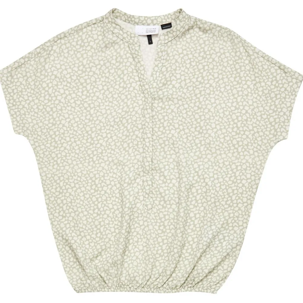 - Women's Printed V-Neck Blouse - Bluse>Mazine Outlet