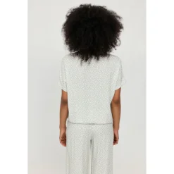 - Women's Printed V-Neck Blouse - Bluse><noscript><img width=