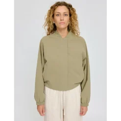 - Women's Short Cotton Bomber - Freizeitjacke><noscript><img width=