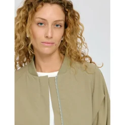 - Women's Short Cotton Bomber - Freizeitjacke><noscript><img width=
