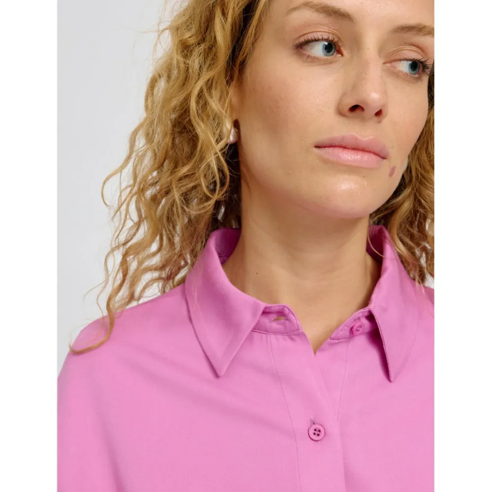 Mazine - Women's Short Sleeve Viscose Shirt - Bluse