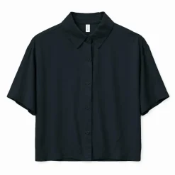 Mazine - Women's Short Sleeve Viscose Shirt - Bluse