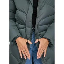 - Women's Waves Quilt Puffer Coat - Mantel><noscript><img width=