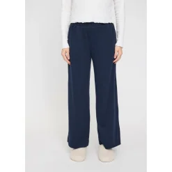 - Women's Wide Leg Jersey Knit Pants - Freizeithose><noscript><img width=