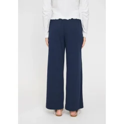 - Women's Wide Leg Jersey Knit Pants - Freizeithose><noscript><img width=