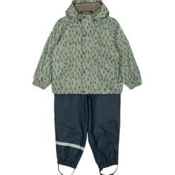 Discount - Kid's PU Rain Set with Fleece Suspension 104 - Regenset Alltagsbekleidung