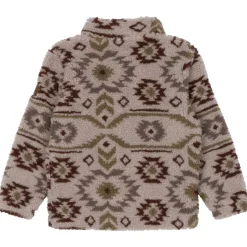 Mikk-Line - Kid's Teddy Mix Jacket AOP - Fleecejacke^Kinder Jacken|Alltagsbekleidung