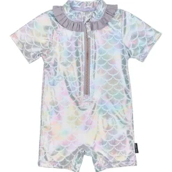 Mikk-Line - Kid's UV Suit Frill Recycled AOP - Lycra^ Bademode