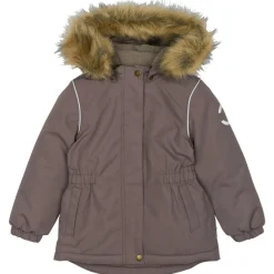 Kinder Mikk-Line - Kid's Winter Jacket Waist Solid with Fake Fur - Winterjacke