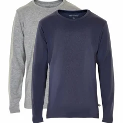 - Kid's Basic 34 -T-shirt L/S (2-pack) - Longsleeve>Minymo New