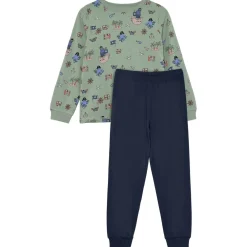 Minymo - Kid's Pyjamas L/S Set AOP 134260 - Alltagsunterwäsche^Kinder Alltagsbekleidung|Unterwäsche