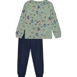 Minymo - Kid's Pyjamas L/S Set AOP 134260 - Alltagsunterwäsche^Kinder Alltagsbekleidung|Unterwäsche