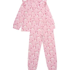 - Kid's Pyjamas L/S Set AOP - Schlafanzug>Minymo Best