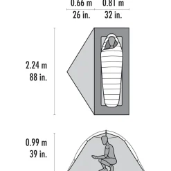 - Hubba Hubba HD 1 Person - 1-Personen Zelt>MSR Hot