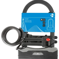 - Bügelschloss mit Spiralgabel B & S - Fahrradschloss>M-Wave Hot