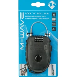 M-Wave - Lock'n'Roll D 24.9 Aufroll-Zahlenschloss - Fahrradschloss^ Fahrradzubehör|Fahrradschlösser