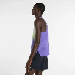 New Balance - Race Day Ultra Light Printed Singlet - Tank Top^ Fitnessbekleidung|Laufbekleidung