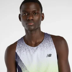 New Balance - Race Day Ultra Light Printed Singlet - Tank Top^ Fitnessbekleidung|Laufbekleidung