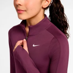 Discount - Kid's Dri-Fit Long-Sleeve 1/2-Zip Top - Laufshirt Kinder Fitnessbekleidung|Laufbekleidung