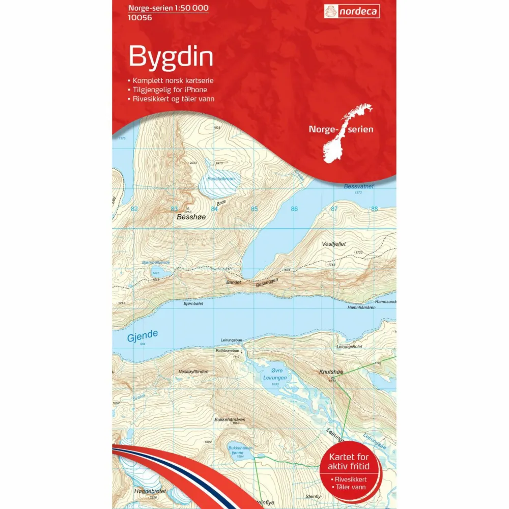 - Wander-Outdoorkarte: Bygdin 1/50 - Wanderkarte>Nordeca Outlet