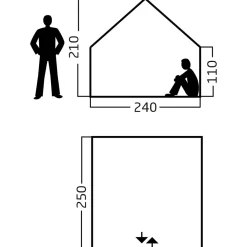 Nordisk - Kari 12/20 Mesh - Moskitonetz