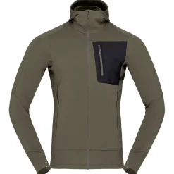 Norru00f8na Norrøna - Falketind Power Grid Hood - Fleecejacke^ Trekkingbekleidung|Jacken
