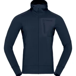Norru00f8na Norrøna - Falketind Power Grid Hood - Fleecejacke^ Trekkingbekleidung|Jacken