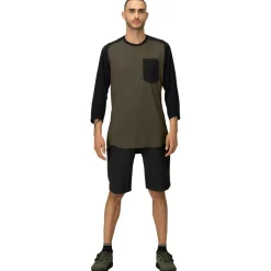 Outlet Norrøna - Skibotn Equaliser Merino 3/4 T-Shirt - Radtrikot Trekkingbekleidung|Fahrradbekleidung