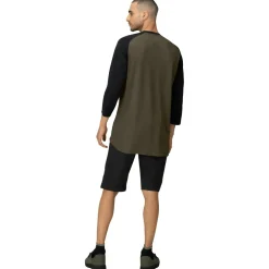 Outlet Norrøna - Skibotn Equaliser Merino 3/4 T-Shirt - Radtrikot Trekkingbekleidung|Fahrradbekleidung