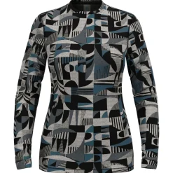 Odlo - Women's BL Top Crew Neck L/S Merino Heritage - Merinounterwäsche^ Skibekleidung|Merinounterwäsche